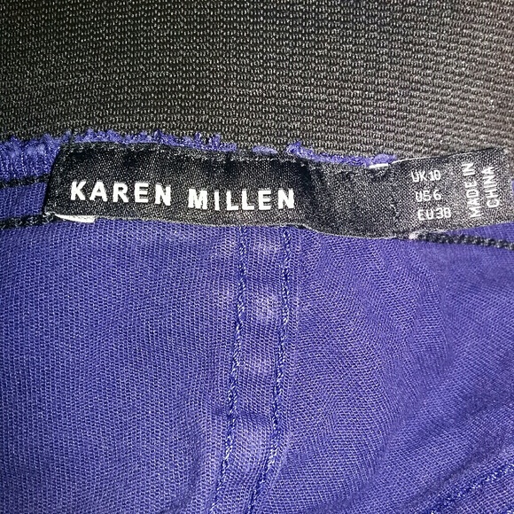 Karen Millen Elastic Waist Side Zip Jeggings - Picture 4 of 5